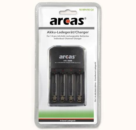 Image du produit Arcas Chargeur ARC-2009 (1 pcs, AA, AAA, Chargeurs sans batterie)