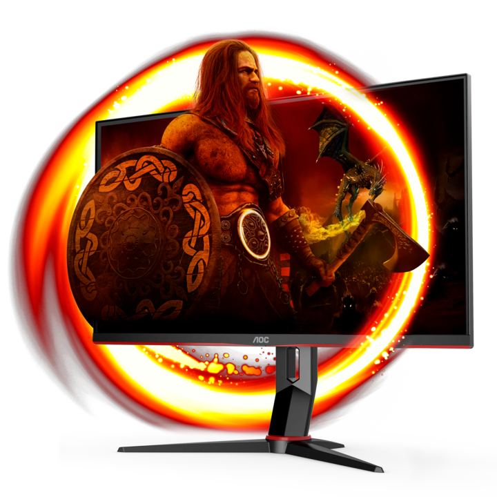 Produktbild AOC U28G2XU2/BK (3840 x 2160 Pixel, 28")