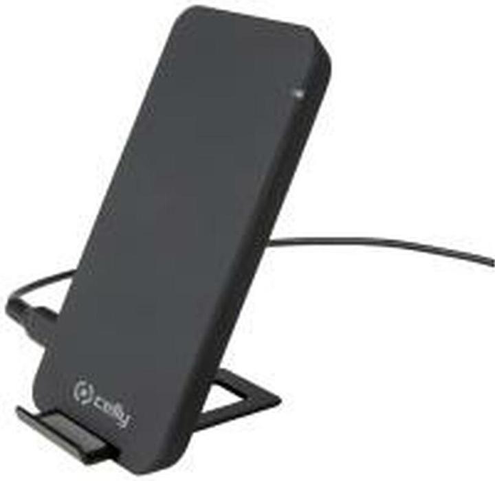 Actual product image Celly Wireless fast charger stand black