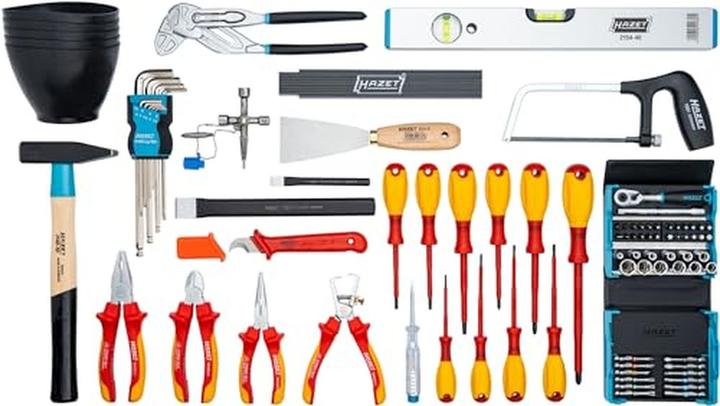 Produktbild HAZET Werkzeugtasche ∙ gross ∙ mit 89 Profi-Werkzeugen 191T-2/89 ∙ 470 mm x 310 mm x 300 mm ∙ Anzahl… (89 Teile)