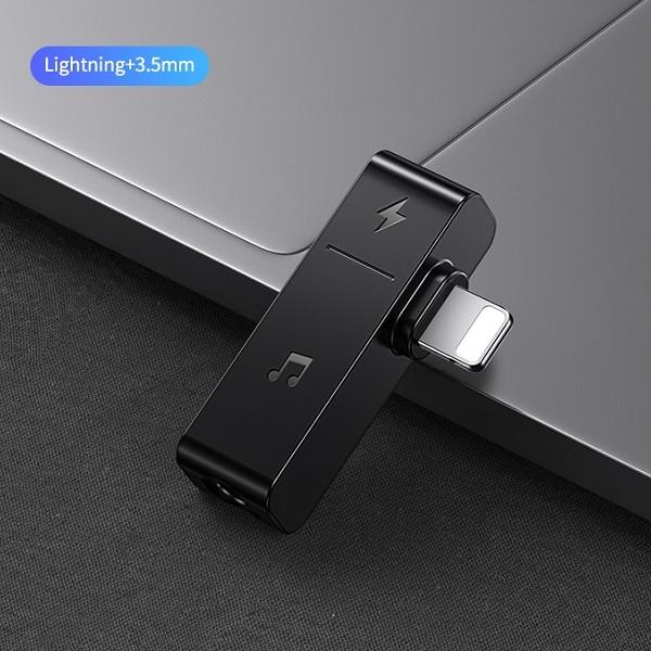 Produktbild Usams SJ385 Lightning+3.5mm Charging&Audio Adapter (Lightning, 3.5mm Klinke)