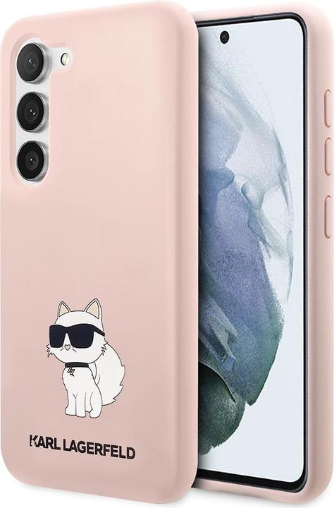 Karl Lagerfeld KLHCS23SSNCHBCP S23 S911 hardcase pink/pink Silicone Choupette (Samsung Galaxy S23)