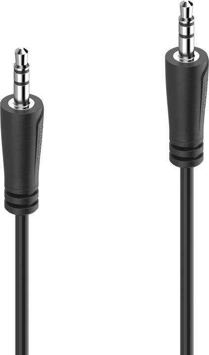 Produktbild Hama Audio-Kabel, 3,5-mm-Klinken-St. - 3,5-mm-Klinken-St., Stereo, 1,5 m (1.50 m, 2.5mm Klinkenkabel)