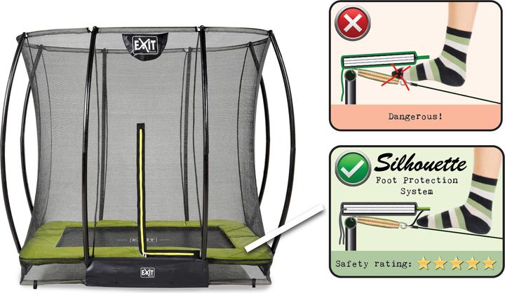 Produktbild Exit Silhouette Ground Rect mit Sicherheitsnetz (193 cm)