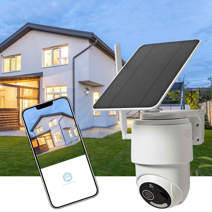 Actual product image Nedis SmartLife Outdoor Camera | 4G | Full HD 1080p | Pan tilt | IP65 | Cloud Storage (optional) / micr (1920 x 1080 Pixels)