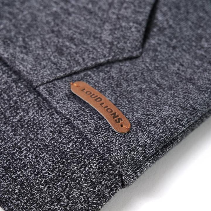 Produktbild vidaXL Kinder-Kapuzenpullover mit Reissverschluss Grau Melange (116)