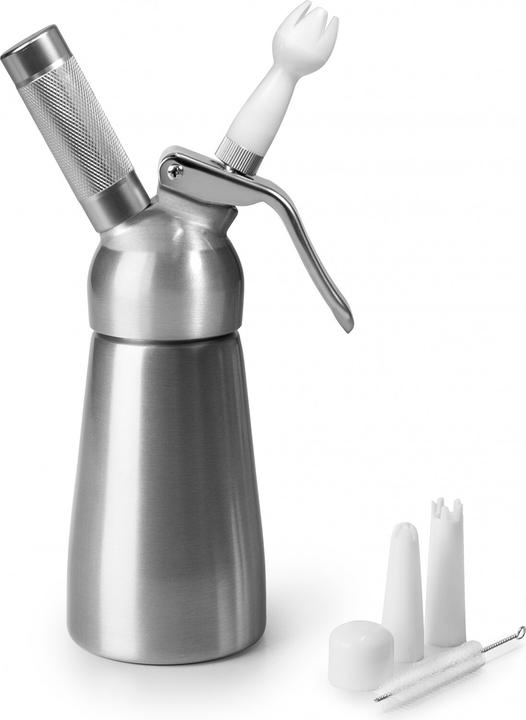 Produktbild Ibili Sahnesyphon silbrig Sifones-Alu 0,25 Liter Ideal für die Zubereitung von Sahne, Sossen und Espumas