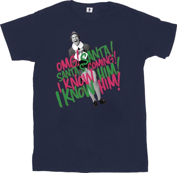Produktbild Elf Santa's Coming TShirt (L)
