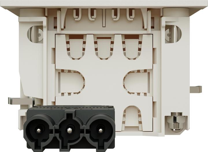 Actual product image IB Connect INTRO2.0 power strip white 1x type 13 1x USB-A/C 1x empty (1x, Type 13)