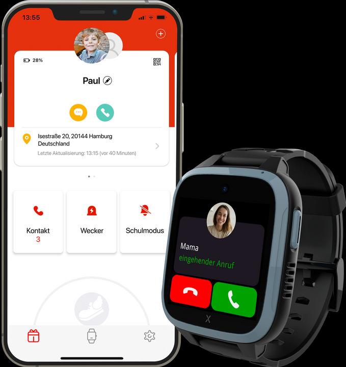 Productafbeelding Xplora XGO3 Smartwatch voor kinderen met/GPS (33 mm, 4G)