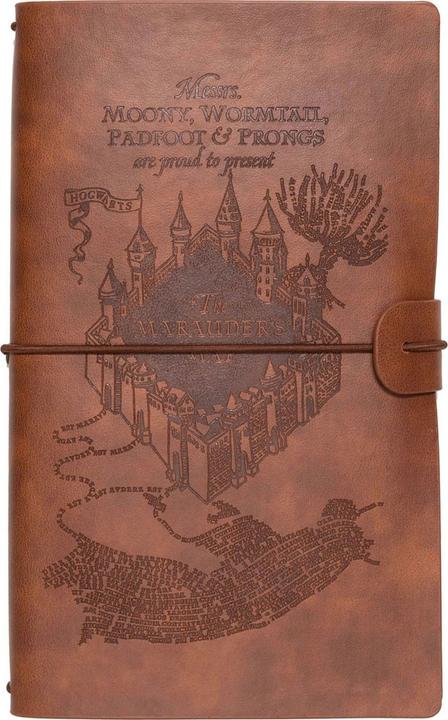 Image du produit NoName HARRY POTTER - Carte du Maraudeur - Carnet de voyage (À rayures, Couverture souple)