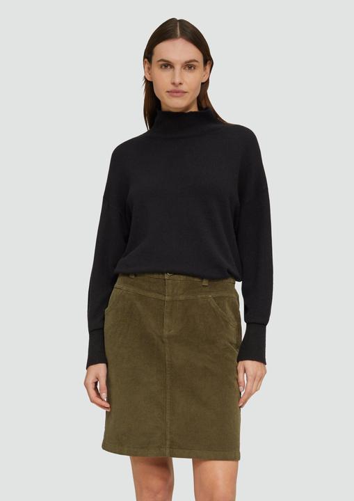 Produktbild S.Oliver Strickpullover Strickpullover im Relaxed Fit mit Stehkragen (34)