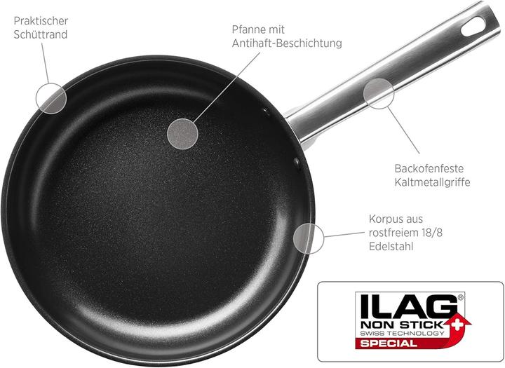 Produktbild Mäser Asterion (Bratpfanne, Edelstahl, 24 x 7.50 cm)