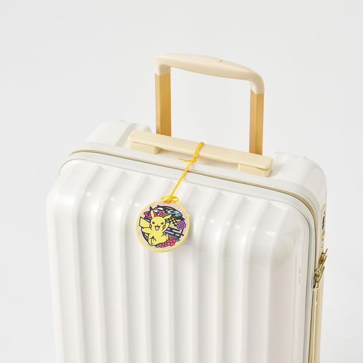 Actual product image Pokémon Round Luggage Tag Pikachu A (Locks & Trailers)