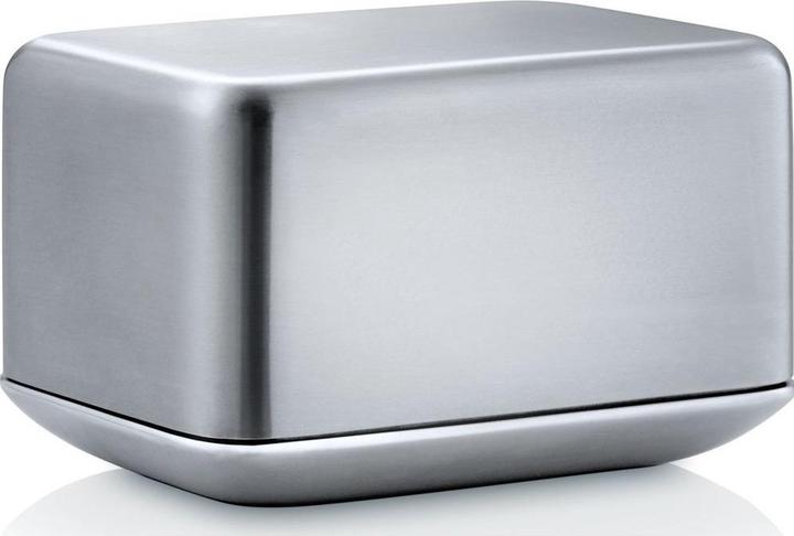 Blomus 63637 Butter dish stainless steel matt, small basicfor 125 g butter, small