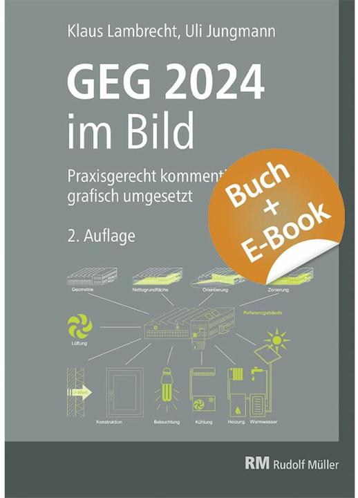 Produktbild GEG 2024 im Bild - mit E-Book (PDF) (Deutsch, Klaus Lambrecht, Uli Jungmann, 2024)