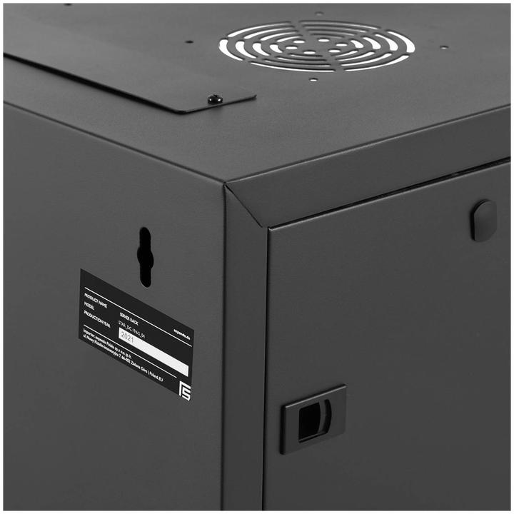 Produktbild Fromm & Starck Serverschrank 19 Zoll abschliessbar 6 HE Stahlgehäuse Netzwerkschrank (10.86 HE, 19 Zoll Rack)