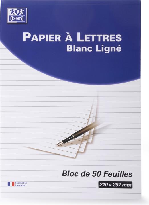 Image du produit Oxford Bloc-notes (A4, À rayures, Couverture souple)
