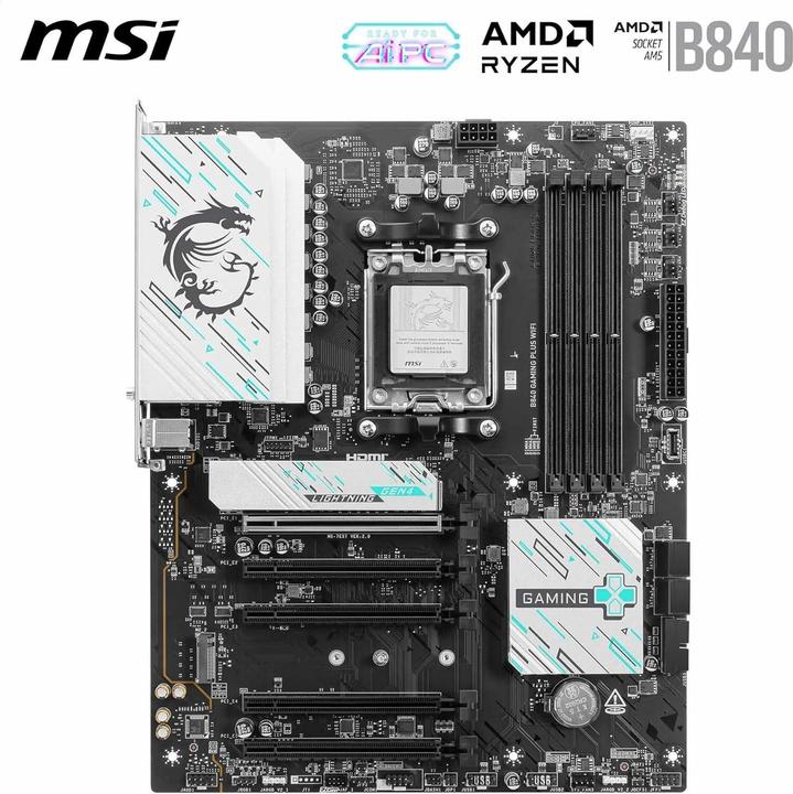Immagine prodotto MSI B840 GAMING PLUS WIFI (AM5, AMD B840, ATX)
