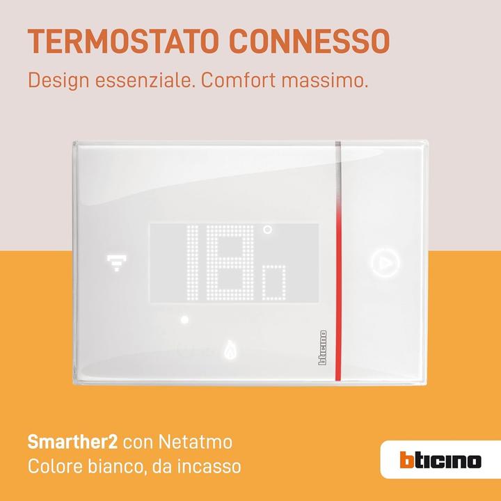 Immagine prodotto Bticino Termostato Digitale Wi-Fi Smarther2 con Netatmo