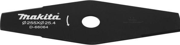 Actual product image Makita D-66064 2 Tooth Impact Knife 255x25 4mm (Lawn mower blades + replacement blades garden machinery)
