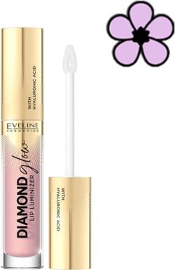 Eveline Diamond Glow Lip Luminizer lip gloss 03 Caramel I (03 Caramel Ice Cream)