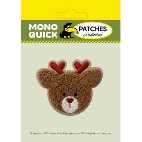Thumbnail - Mono Quick Rentier Kopf, Applikationen, Mehrfarbig