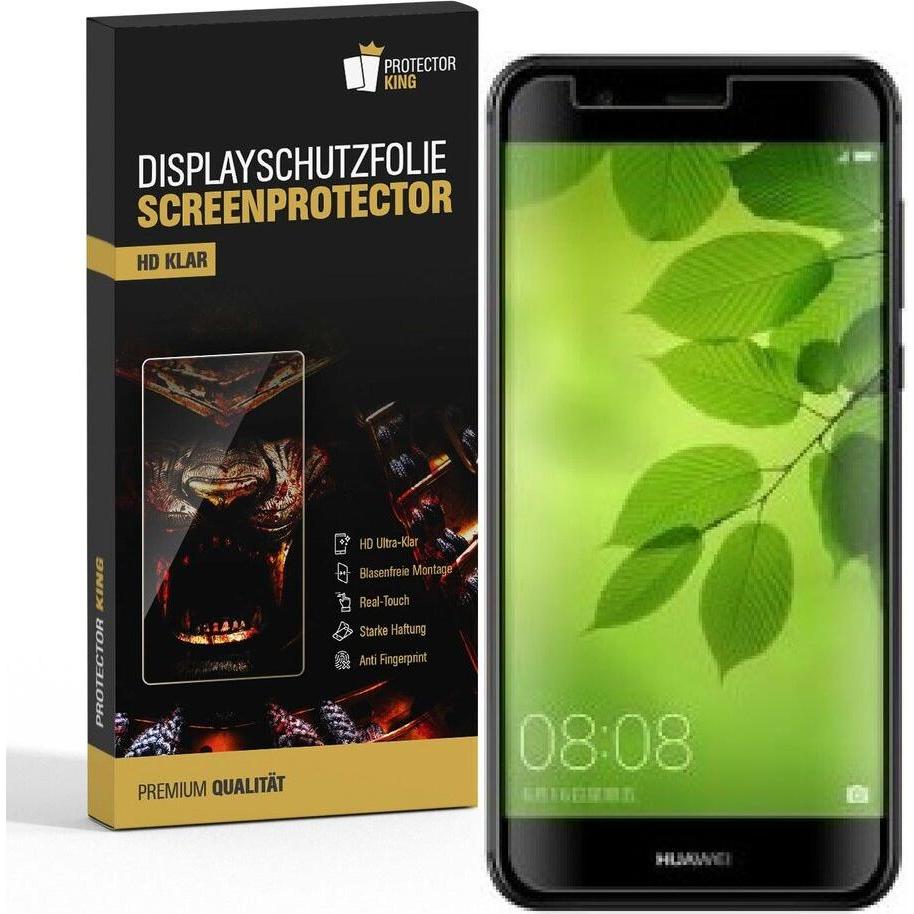 Protectorking 4x Premium Displayschutzfolie 3D KLAR (4 Stück, Huawei Nova 2 Plus), Smartphone Schutzfolie