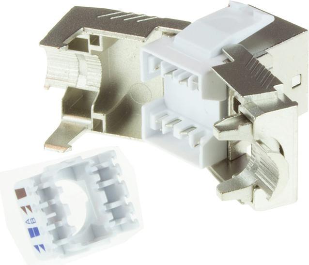 Actual product image ACT Keystone Jack CAT8 shielded toolless