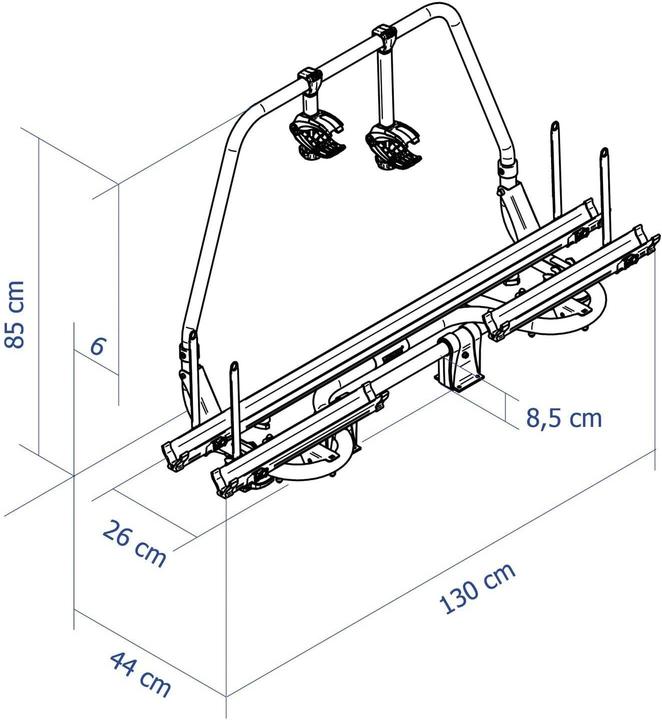 Produktbild Thule Caravan Smart - fietsdragers - zilver