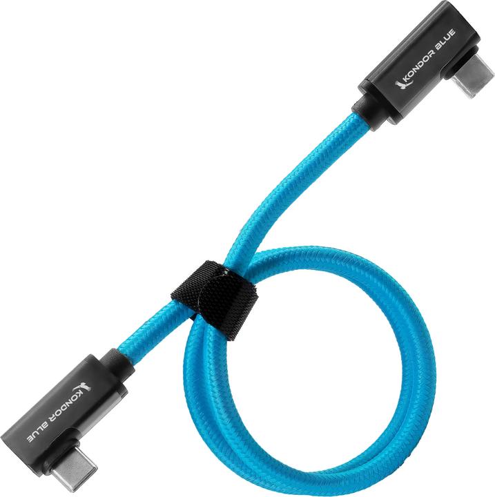 Immagine prodotto Kondor Blue Cavo da USB C a USB C per la registrazione e la ricarica di SSD - 8K Data e Power Delivery (Dual (0.60 m, USB 3.2 Gen 2, 100 W)