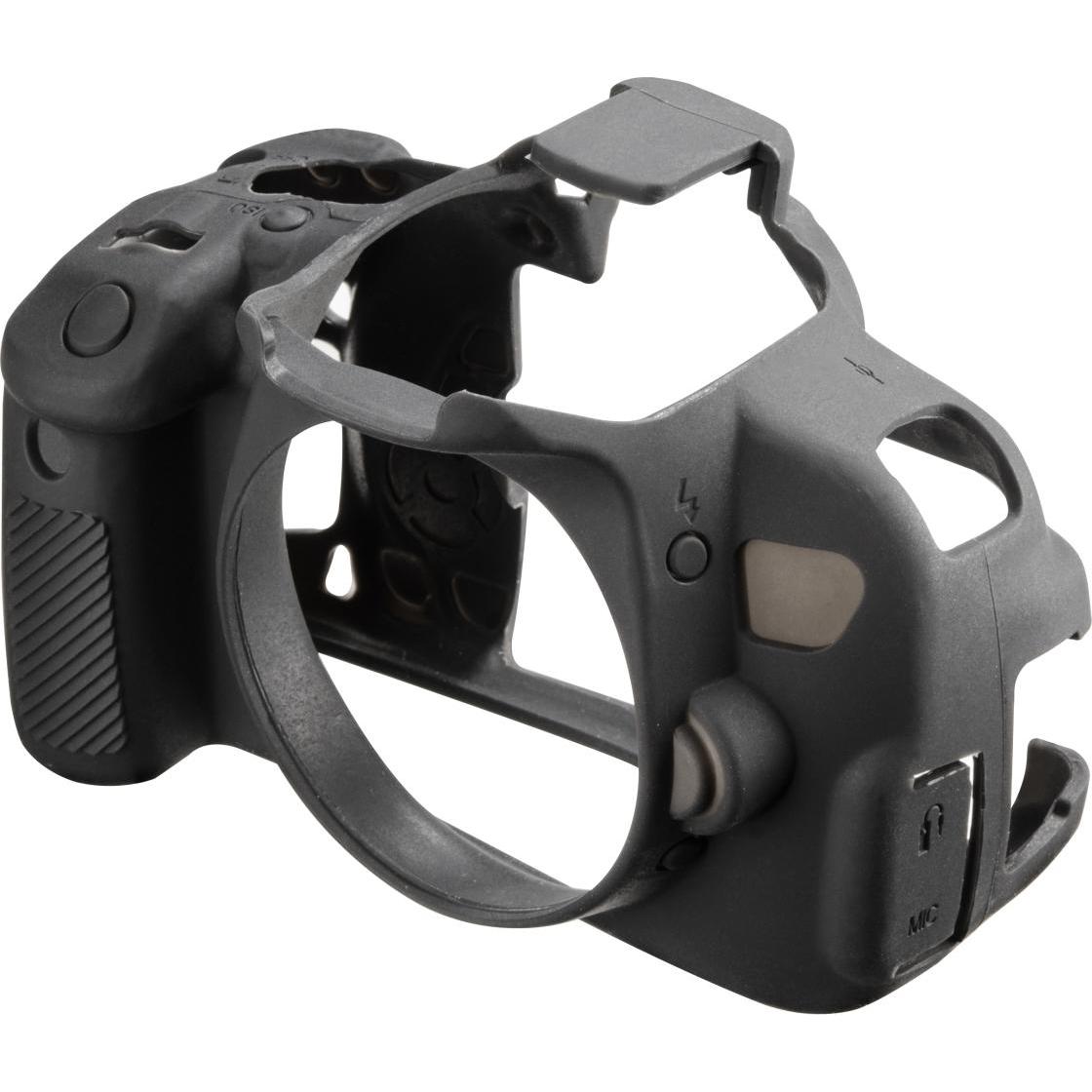 easyCover Silikon-Schutzhülle für Canon EOS 650D (Hülle, Canon EOS 650D), Kameraschutz, Schwarz
