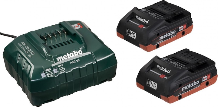 Produktbild Metabo Akku-Bohrschrauber BS 18 LT BL (602325800) Kunststoffkoffer 18V 2x LiHD + ASC 30-36 V (Akkubetrieb)