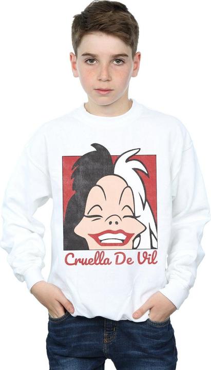 Image du produit Disney - Sweat CRUELLA DE VIL CROPPED HEAD - Garçon (116)