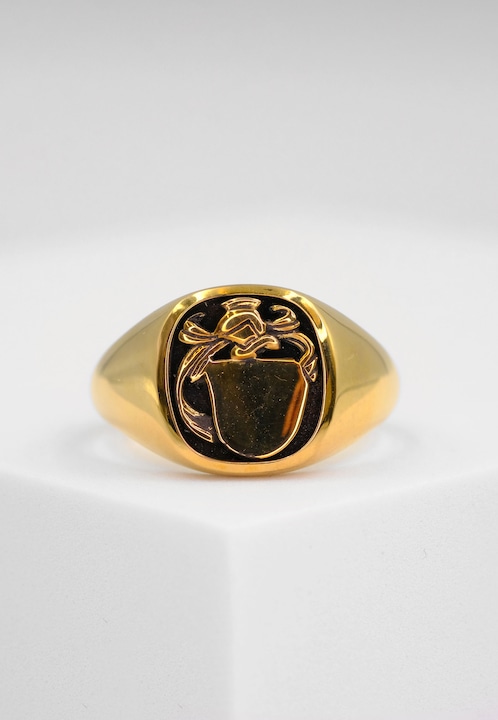 Immagine prodotto Muau Anello con stemma (63, Oro 750/18 K)