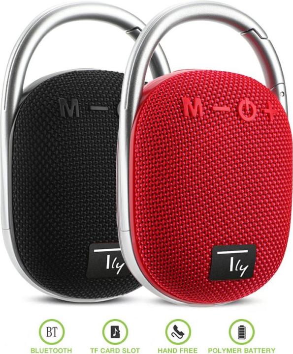 Actual product image EFB Elektronik EFB Techly Mini Wireless Speaker LED Light Handsfree TF USB Black