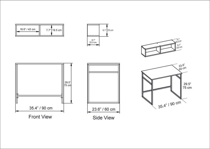 Produktbild Kalune Design Dominik (90 x 60 x 75 cm)