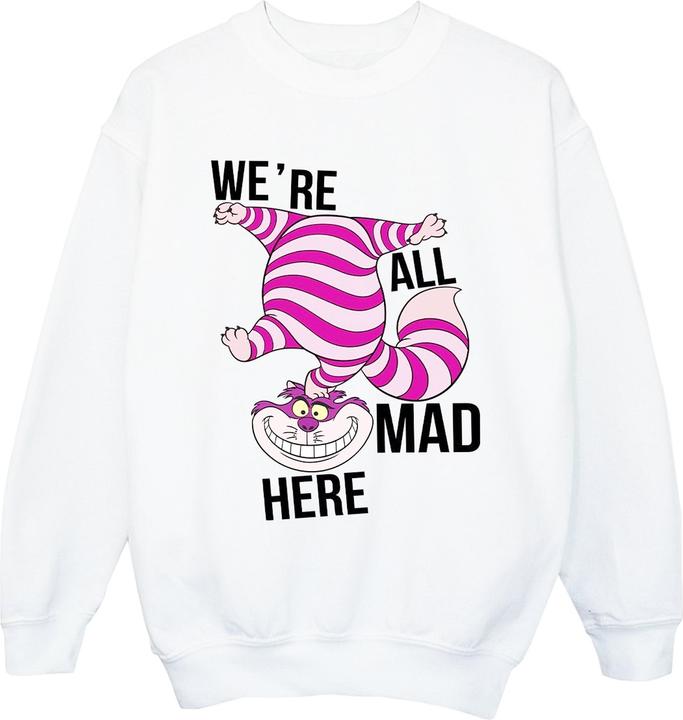 Produktbild Disney Mädchen Alice im Wunderland Alles verrückt hier Sweatshirt (140, 146)
