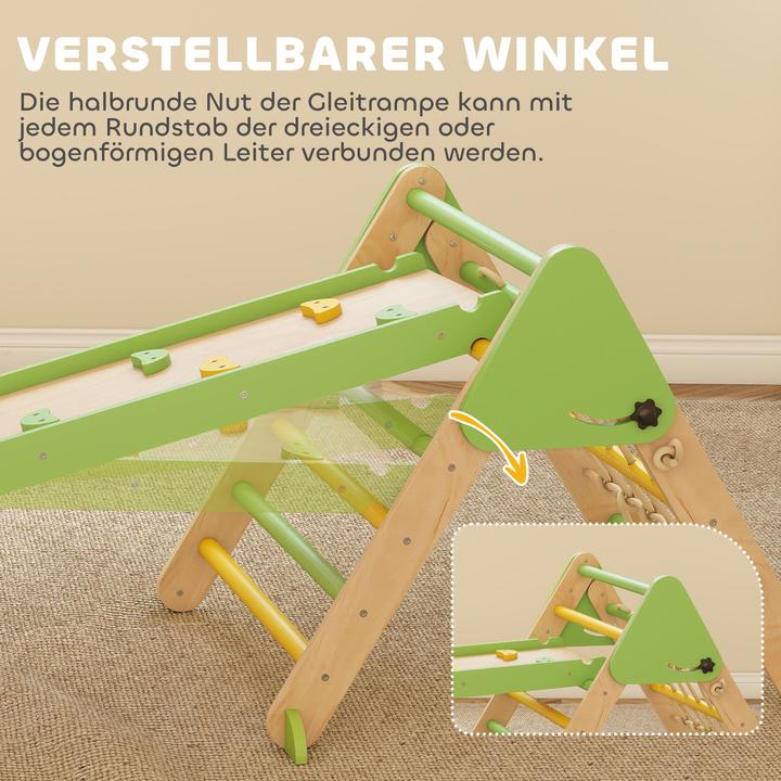 Produktbild Aiyaplay Klettergerüst Indoor Pappelkern, Kiefernfuniersperrholz Grün