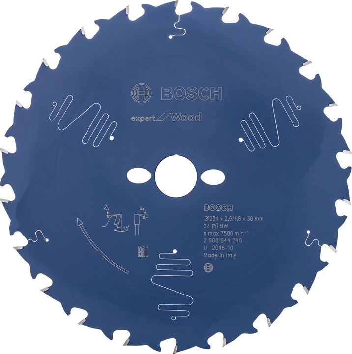 Immagine prodotto Bosch Professional Zubehör Lama per sega circolare EX WO T 254x30-