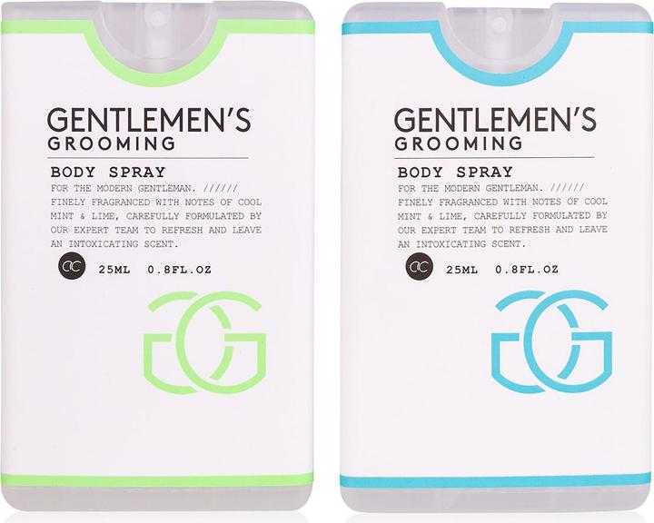 Immagine prodotto Accentra Spray corpo GENTLEMEN'S GROOMING in flacone (formato carta di credito), 25ml, fragranza: Cool Mint (25 ml, Spray corpo)