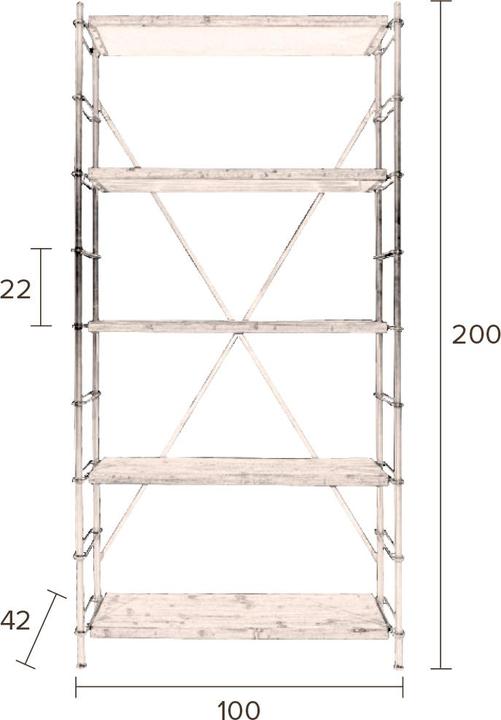 Produktbild Dutchbone Iron (100 x 42 x 200 cm)