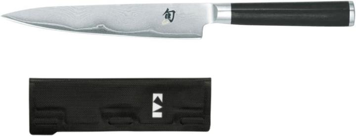 Kai Allzweckmesser für Linkshänder mit Klingenschutz (15 cm)