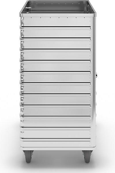 Produktbild Gmöhling Alu-Kastenwagen, abklappbare Seitenwand (300 kg)