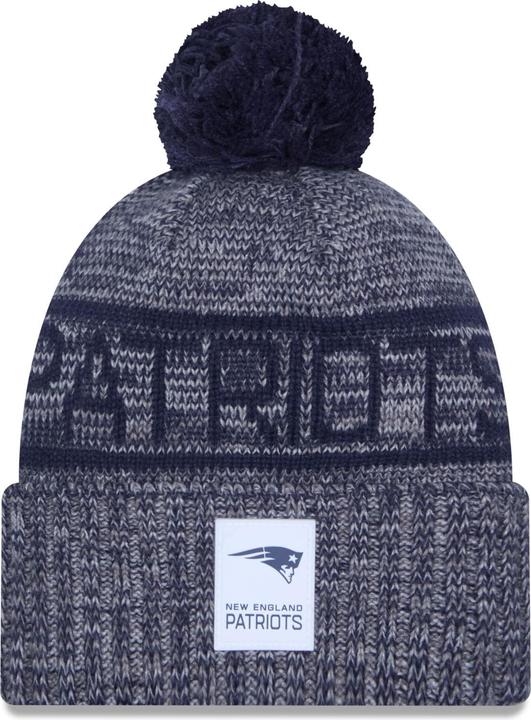 New Era Bommel Wintermütze Sideline New England Patriots (One Size)