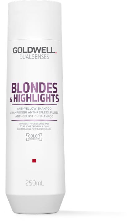 Produktbild Goldwell Dualsenses Blondes & Highlights Anti-Yellow Shampoo (250 ml, Flüssiges Shampoo)