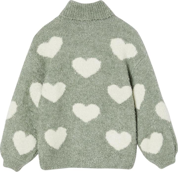 Produktbild Vertbaudet Flauschiger Mädchen Rollkragenpullover mit Muster (86)