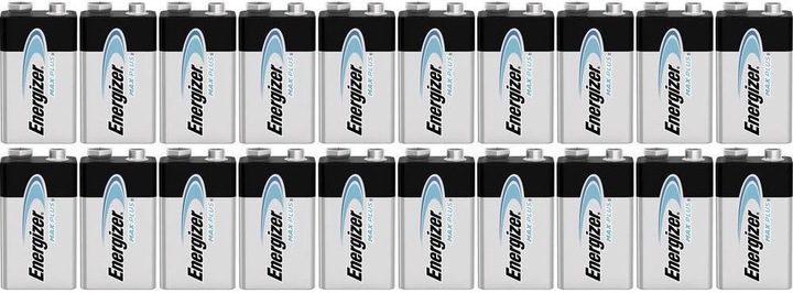 Actual product image Energizer Max Plus (20 pcs., 9V Block)