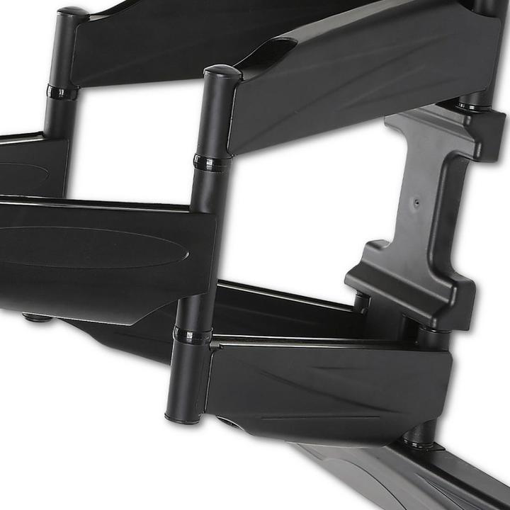 Produktbild Techly Befestigungskit (voll bewegliche Wandhalterung) - für Flachbildschirm - Schwarz (Wand, 80", 50 kg)