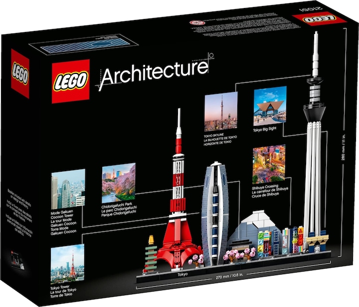 Actual product image LEGO Architecture End-Of-Live Set Tokio - 21051 NEU! Teile 547x (21051)